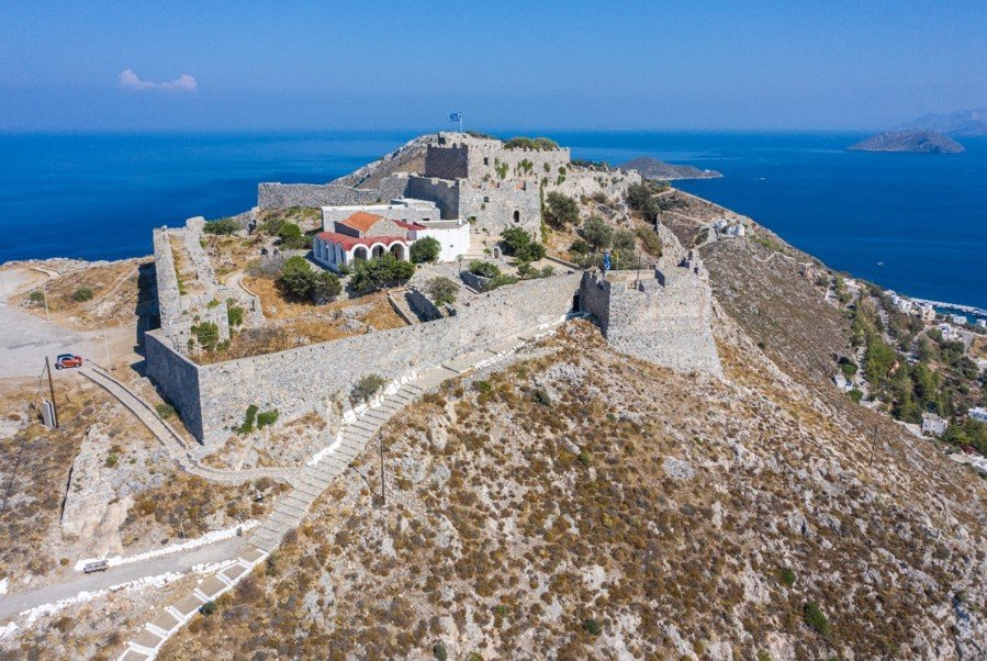 Έργα αποκατάστασης στο Κάστρο Παντελίου στη Λέρο