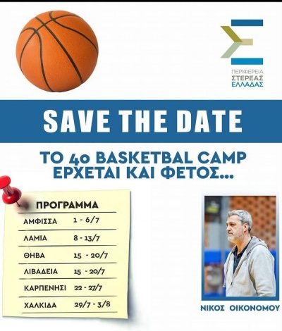 Το 4ο basketball camp ήρθε και φέτος στο Καρπενήσι