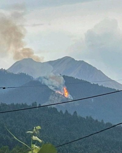 Υπό πλήρη έλεγχο η πυρκαγιά, από κεραυνό, στον Δήμο Καρπενησίου