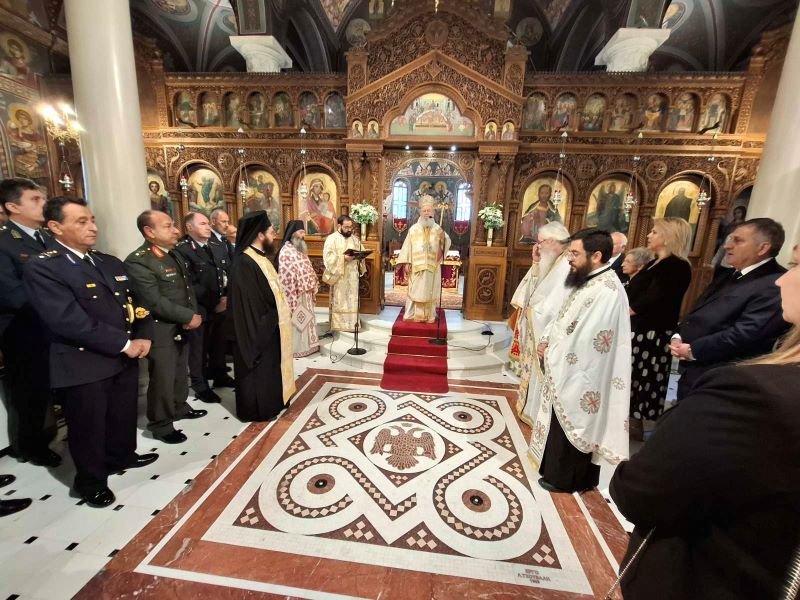 Λαμπρός ο εορτασμός του Αγίου Αρτεμίου στη Μητρόπολη της Χαλκίδας