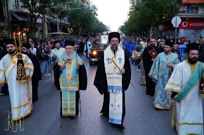 Η Θεσσαλονίκη υποδέχτηκε με λαμπρότητα την Παναγία «Φανερωμένη» από τη Νέα Αρτάκη