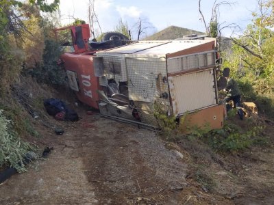 Τραγικό δυστύχημα στη Β. Εύβοια με ένα νεκρό πυροσβέστη 