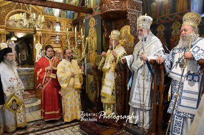 Εορτάσθηκε η μνήμη του Οσίου Δαυΐδ του Γέροντος στη Λίμνη Ευβοίας