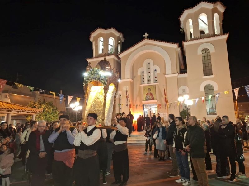 Η πανήγυρη του, πολιούχου της Νέας Λαμψάκου, Αγίου Τρύφωνος 